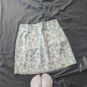 A cute skirt with flowers